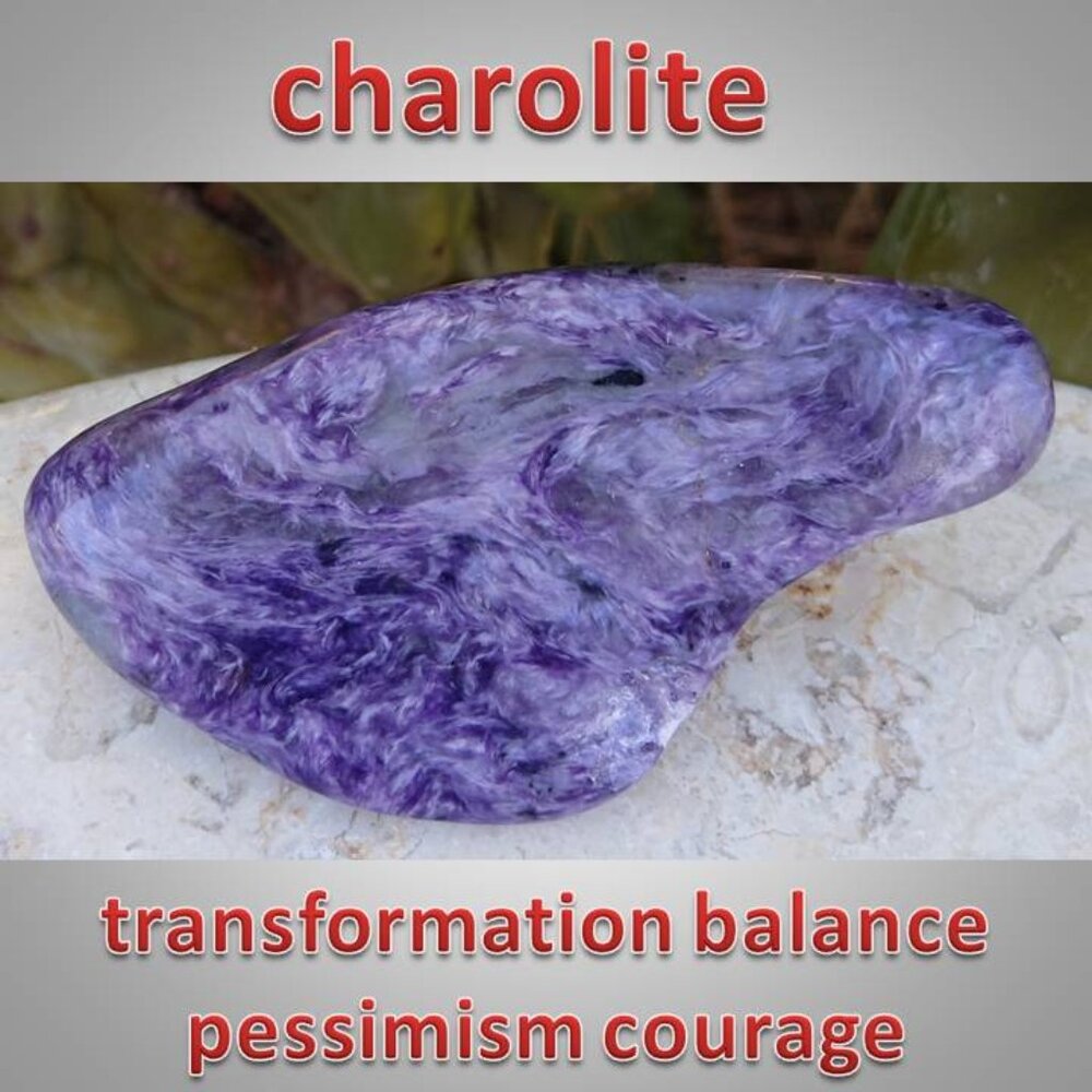 charolite crystal rock chunk 02 BALANCE transformation